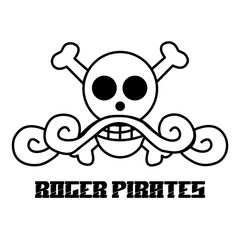 pirates flag vector. whitebeard pirates, strawhat pirates, sun pirates, redhair pirates, roger pirates, koja pirates.