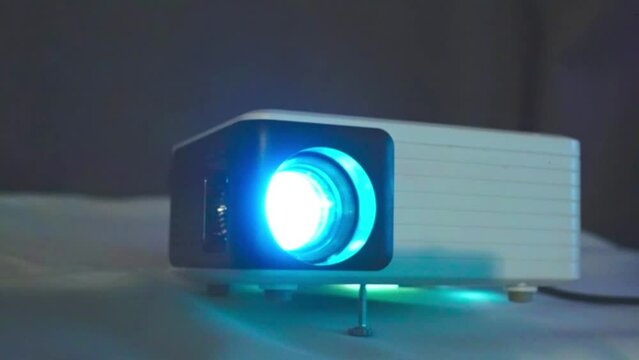 projector turning on