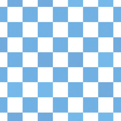 Seamless blue and white checker or chess board