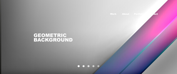 Gradient triangle geometric minimal wallpaper