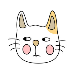 cute head funny cat poses