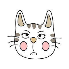 cute head funny cat poses