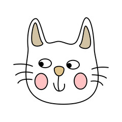 cute head funny cat poses