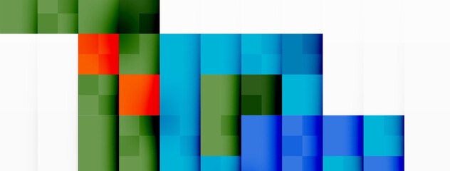 Dynamic colorful squares background. Vector Illustration For Wallpaper, Banner, Background, Card, Book Illustration, landing page