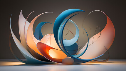 Abstract Sculpture by James Kennedy: Intricate Shapes and Textures Showcasing Creativity and Skill