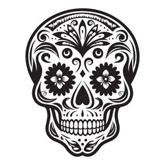 Day of the Dead Skull The Colorful Guardian of Tradition