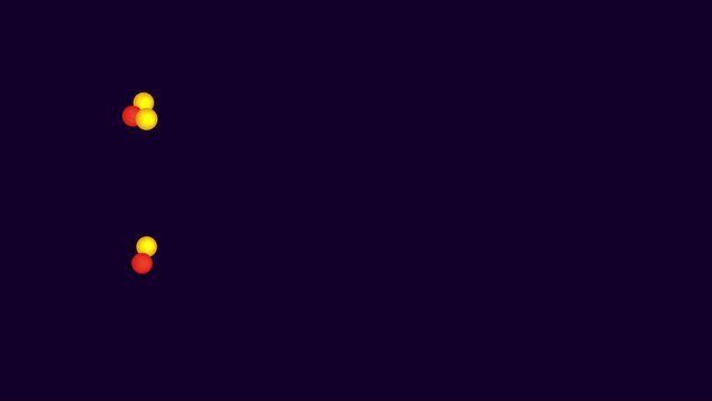 In a fusion reaction, two light nuclei merge to form a single heavier nucleus. Nuclear Fusion reactions power the Sun and other stars.  Nuclear Fusion reaction animated video. 