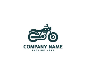 Motorcycle logo vector design. Motorcycle logo concept. Speed bike racer on the sport motorcycle.