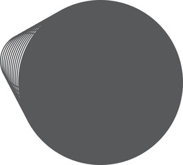 Circle frame flowing dynamic out line. Design element technology concept