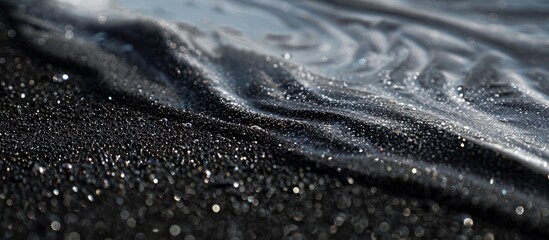 Capturing the Beauty of Black Sand: Macro Photography at a Black Sand Beach