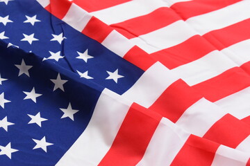 american wave flag texture background, USA