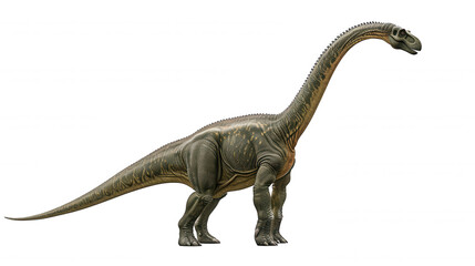 Majestic Depiction of Diplodocus Dinosaur: Ancient Prehistoric Animal with Long Neck and Massive Body