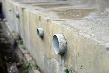 Rainwater drain pipes