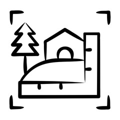 Landscape Design Icon