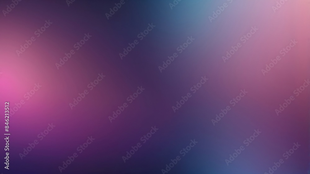 Poster blurred color gradient purple pink blue grainy color gradient background dark abstract backdrop bann