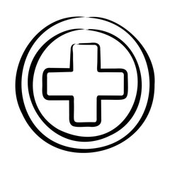 Fototapeta premium Medical Cross Icon