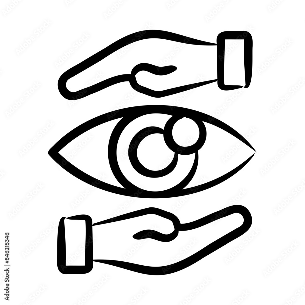 Canvas Prints Eye Care Icon