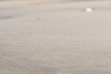 View of the sand on the beach