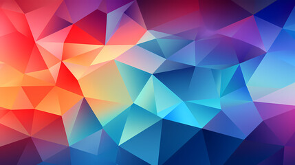 Obraz premium Abstract background with colorful triangles and geometric shapes