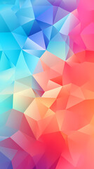 Obraz premium Abstract background with colorful triangles and geometric shapes