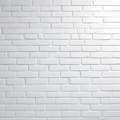 White Brick Wall with Light Gray Shades Seamless Pattern Surface Texture Background 