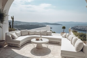Obraz premium sofa, coffee, table, rustic, lounge, white, furniture, living, room, decor, interior, design, wood, comfortable
