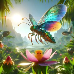 Alien creature design production, design applicable to movies, comics, and games