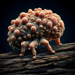 Alien creature design production, design applicable to movies, comics, and games