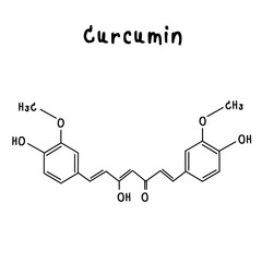 Curcumin chemical structure illustration