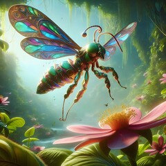 Alien creature design production, design applicable to movies, comics, and games