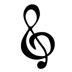 treble clef symbol