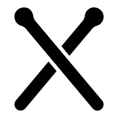 mallet glyph icon