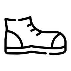 boots line icon