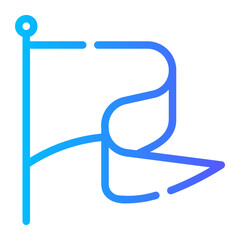 flag gradient icon