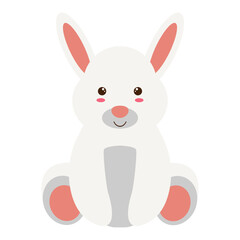 Cute Wildlife Diversity Character. Isolated Vector Illustration.