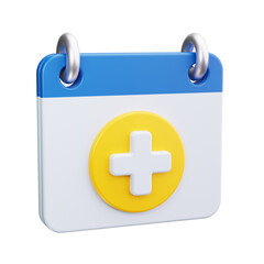 calendar 3d render icon