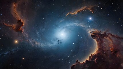 Fototapeta premium A celestial journey through the cosmos