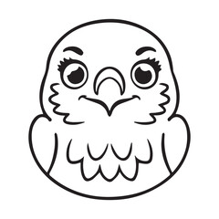 facon head icon art  illustration
