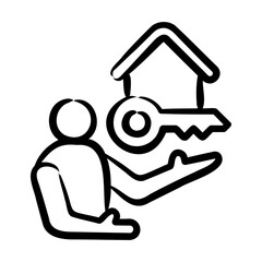 Real Estate Agent Icon