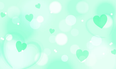 Blurred valentines day background design