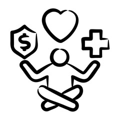 Work Life Balance Icon