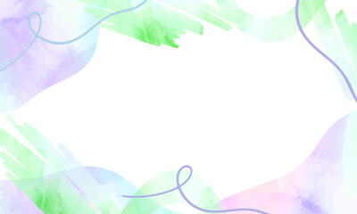 Obraz premium Hand painted watercolor abstract watercolor background