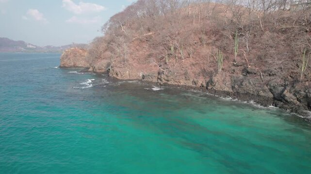 View of exotic beach Playa Penca in Guanacaste, Costa Rica