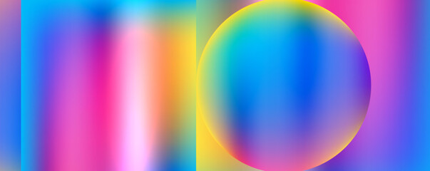 Colorful metallic geometric shapes. Vector Illustration For Wallpaper, Banner, Background, Card, Book Illustration, landing page