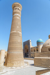 The Kalan Minaret of Po-i-Kalan complex in Bukhara, Uzbekistan