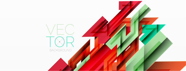 Dynamic lines geometric background. Vector Illustration For Wallpaper, Banner, Background, Card, Book Illustration, landing page