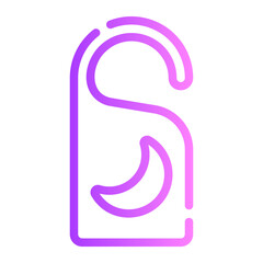 door knob gradient icon