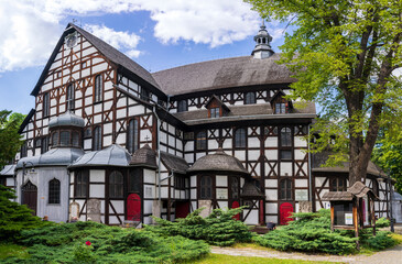 Holy Trinity Church of Peace in Świdnica, the largest wooden Baroque temple in Europe and a world heritage site of Poland