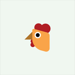 Chicken vector design illustration line art. Suitable for t-shirt, sticker, mascot, mug, etc. Eps 10