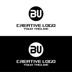 creative letter logo bu desain vektors